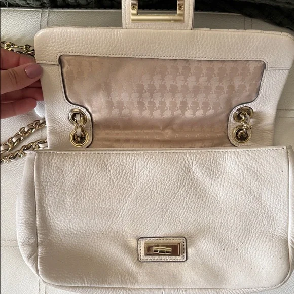 Karl Lagerfeld Paris Agyness Quilted Leather Bag - Picture 6 of 9